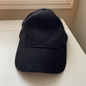 Basic Black Baseball Hat; UNISEX